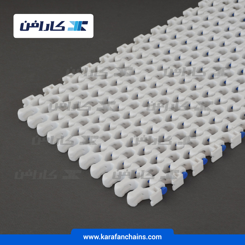 تسمه مدولار چرخشی ( اسپیرال ) گام 1.5 اینچ - سفید