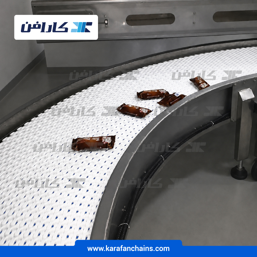 تسمه مدولار چرخشی ( اسپیرال ) گام 1.5 اینچ - سفید
