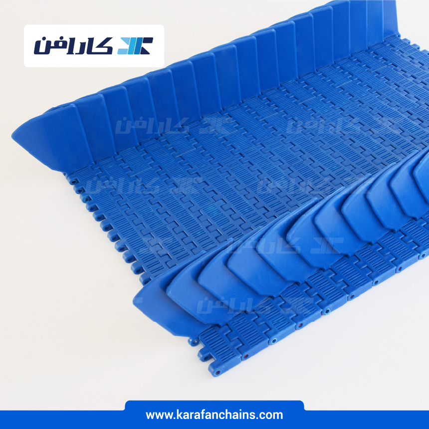 تسمه مدولار حرکت مستقیم گام 1 اینچ با دیواره و گذر 10% ( آبی )