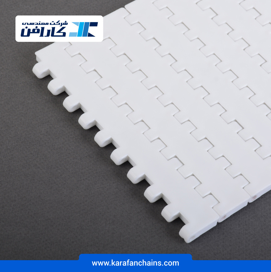 تسمه مدولار حرکت مستقیم گام 1 اینچ بدون گذر ( سفید ) در کارافن