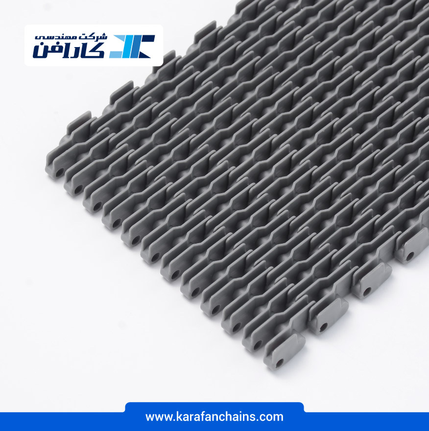 تسمه مدولار حرکت مستقیم گام 1 اینچ با گذر 40% شانه ای ( خاکستری ) در کارافن