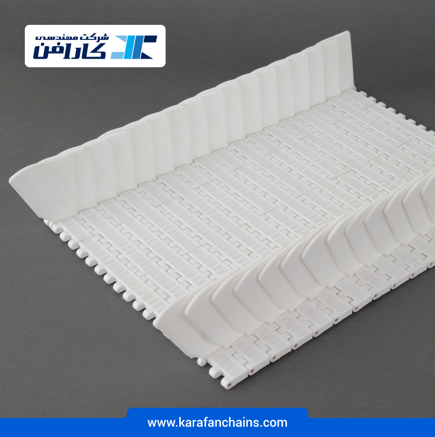 تسمه مدولار حرکت مستقیم گام 1 اینچ با دیواره و گذر 10% ( سفید )