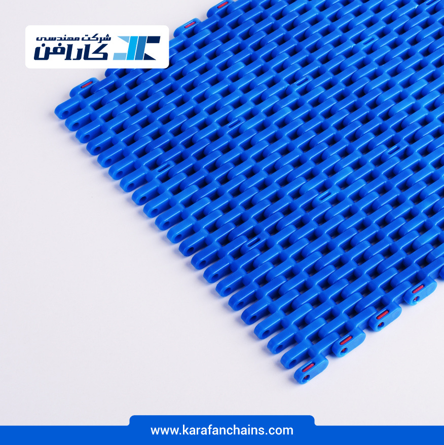 تسمه مدولار حرکت مستقیم گام 1 اینچ با گذر 40% ( آبی ) در کارافن