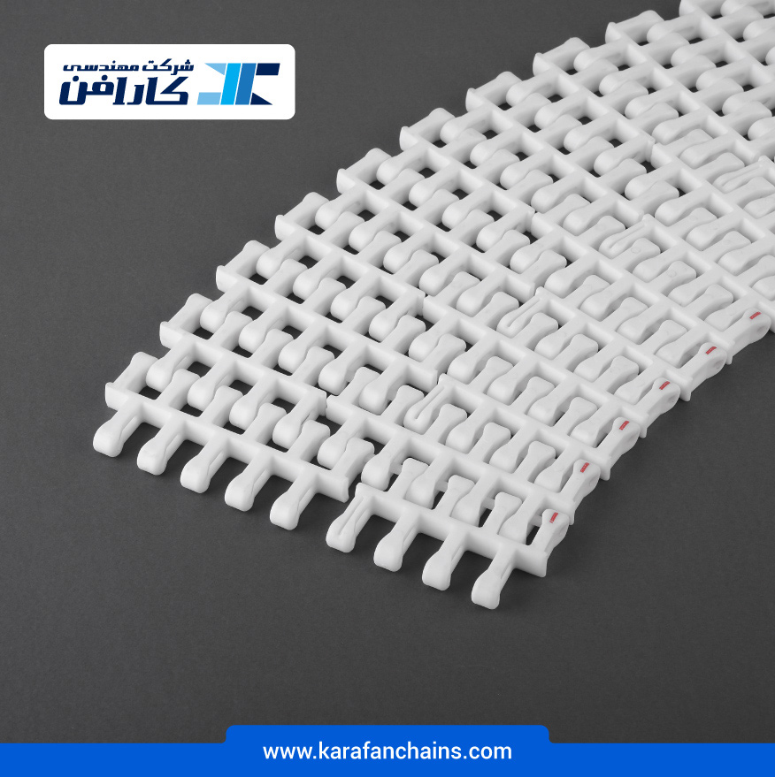 تسمه مدولار چرخشی ( اسپیرال ) گام 2 اینچ - سفید در کارافن
