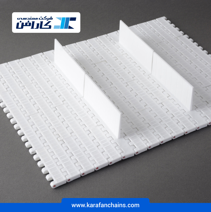 تسمه مدولار حرکت مستقیم گام 1 اینچ با تیغه بالابرنده با گذر 10% در کارافن