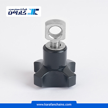 پیچ و مهره خروسکی پایه راهنمای کانوایر ( قلاب فلزی ) در کارافن
