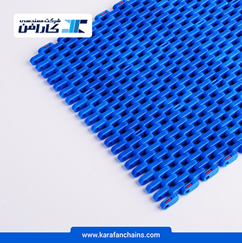 تسمه مدولار حرکت مستقیم گام 1 اینچ با گذر 40% ( آبی ) در کارافن