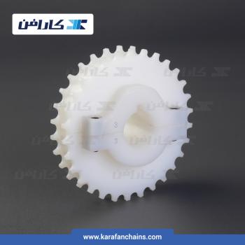 چرخ زنجیر دو تکه گام نیم اینچ (سفارشی) در کارافن