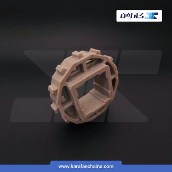 چرخ زنجیر گام 1 اینچ 12 دندانه قطر 97 میلیمتر با سوراخ 40x40 میلیمتر و ضخامت دنده 12 میلیمتر در کارافن