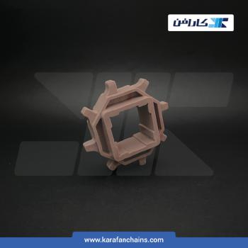 چرخ زنجیر گام 1.5 اینچ . 8دندانه . قطر 99 میلیمتر با سوراخ 40x40  و ضخامت  دنده 10 میلیمتر . در کارافن
