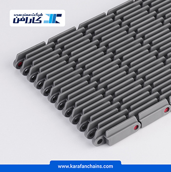 تسمه مدولار حرکت مستقیم گام 2 اینچ با گذر 23% ( ویژه تونل پاستوریزه ) در کارافن